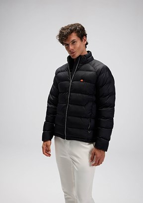 ELLESSE Siyah Erkek Kapüşonlu Mont