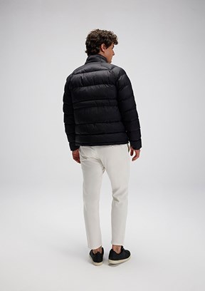 ELLESSE Siyah Erkek Kapüşonlu Mont