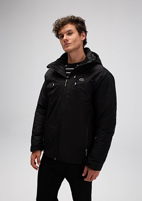 ELLESSE Siyah Erkek Kapüşonlu Mont