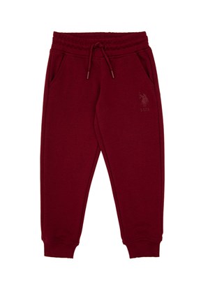 US POLO ASSN Erkek Çocuk Bordo Regular Pantolon