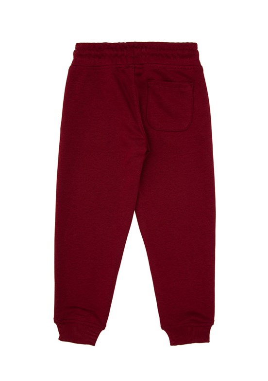 US POLO ASSN Erkek Çocuk Bordo Regular Pantolon