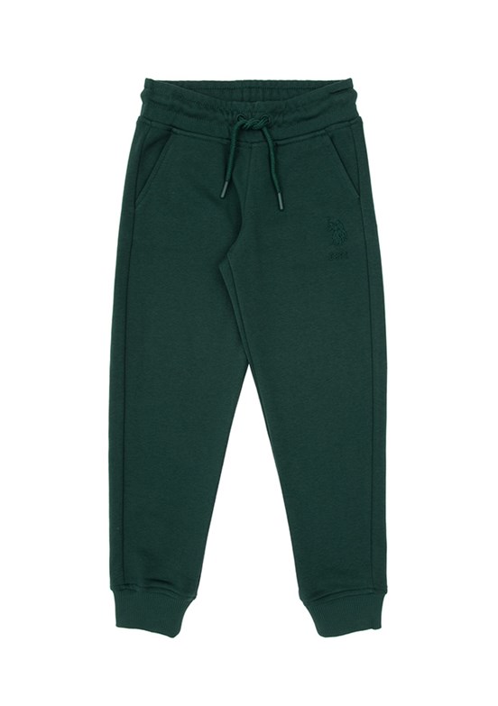 US POLO ASSN Yeşil Erkek Çocuk Regular Pantolon
