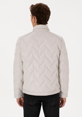 US POLO ASSN Bej Erkek Basic Mont