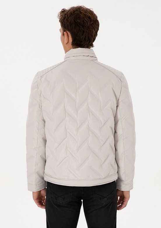 US POLO ASSN Bej Erkek Basic Mont