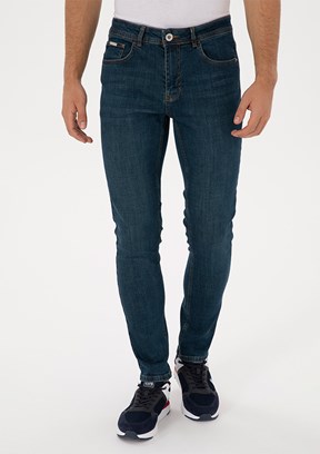 US POLO ASSN Yeşil Erkek Slim Jean Pantolon