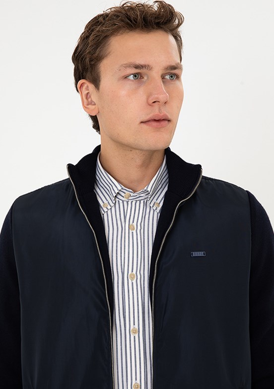 US POLO ASSN Lacivert Erkek Triko Hırka