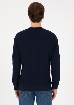 US POLO ASSN Erkek Lacivert Comfort Sweatshirt