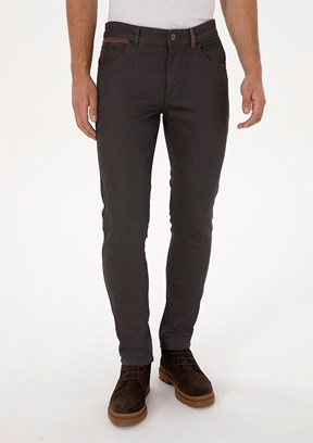 US POLO ASSN Beyaz Erkek Slim Jean Pantolon