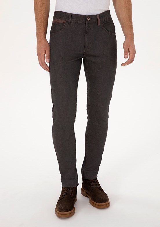 US POLO ASSN Beyaz Erkek Slim Jean Pantolon