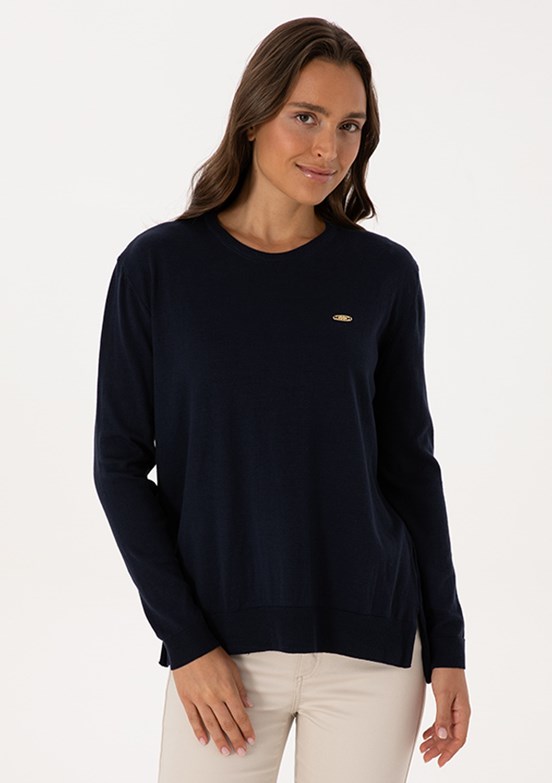 US POLO ASSN Lacivert Kadın Basic Kazak
