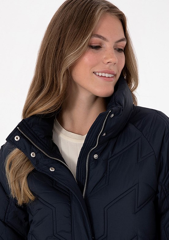 US POLO ASSN Lacivert Kadın Regular Kaban