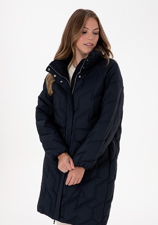 US POLO ASSN Lacivert Kadın Regular Kaban