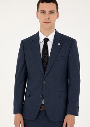 PİERRE CARDİN Lacivert Erkek Slim Takım Elbise