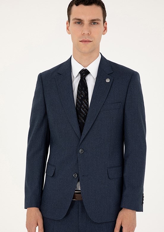 PİERRE CARDİN Lacivert Erkek Slim Takım Elbise