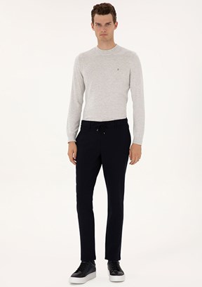 PİERRE CARDİN Lacivert Erkek Slim Pantolon