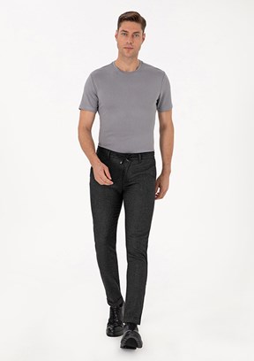 PİERRE CARDİN Antrasit Erkek Slim Pantolon