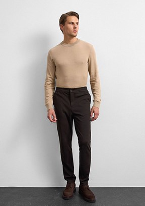 BACKANDBOND - B35W34021 Erkek Kahverengi Jogger Pantolon