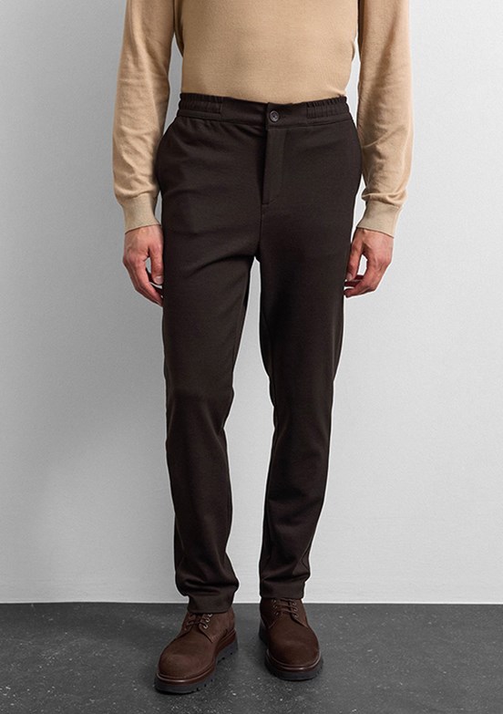 BACKANDBOND - B35W34021 Erkek Kahverengi Jogger Pantolon