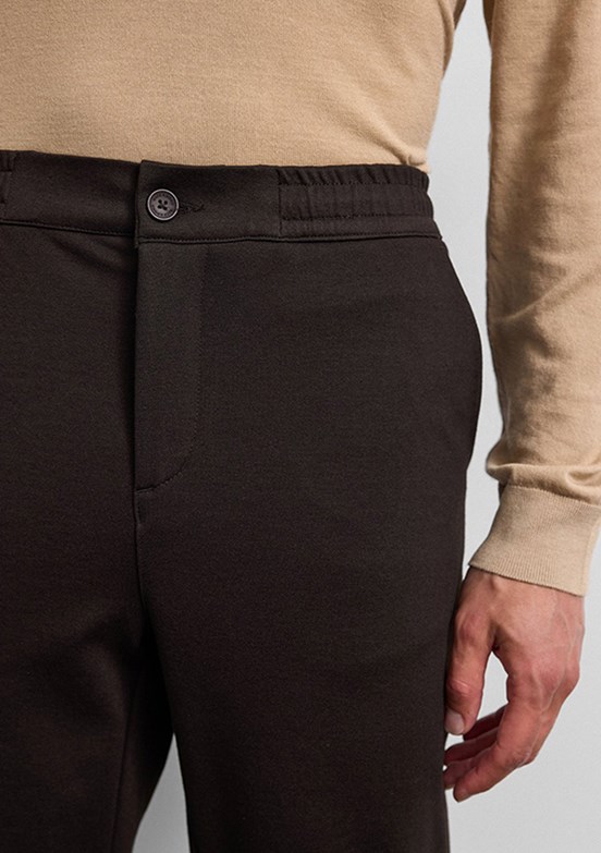 BACKANDBOND - B35W34021 Erkek Kahverengi Jogger Pantolon