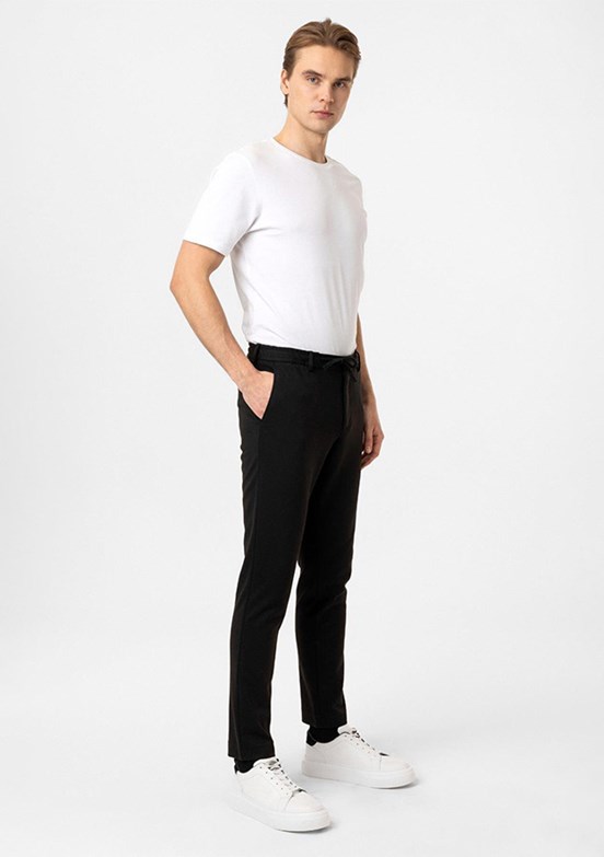 BACKANDBOND - B34T31002 Erkek Siyah Jogger Pantolon