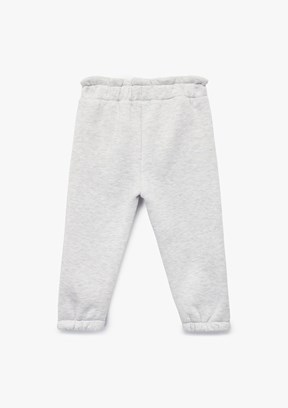 KOTON Gri Kız Bebek Eşofman Altı