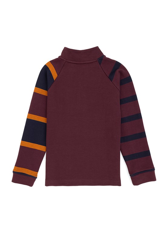 US POLO ASSN Erkek Çocuk Bordo Regular Sweatshirt
