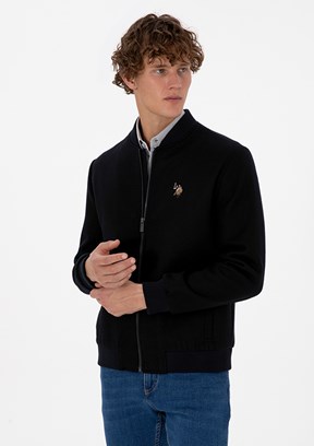 US POLO ASSN Lacivert Erkek Kaşe Mont