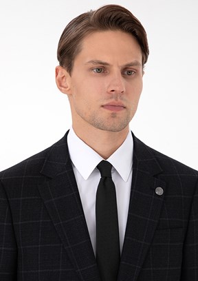 PİERRE CARDİN Siyah Erkek Slim Takım Elbise