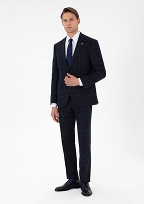 PİERRE CARDİN Lacivert Erkek Slim Takım Elbise