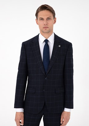 PİERRE CARDİN Lacivert Erkek Slim Takım Elbise