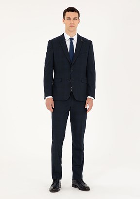 PİERRE CARDİN Lacivert Erkek Slim Takım Elbise