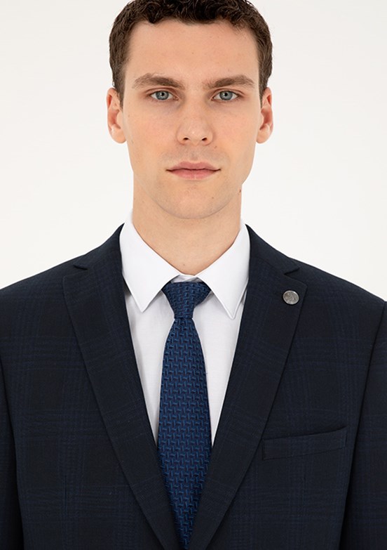 PİERRE CARDİN Lacivert Erkek Slim Takım Elbise