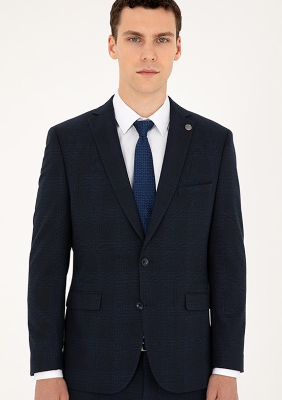 PİERRE CARDİN Lacivert Erkek Slim Takım Elbise