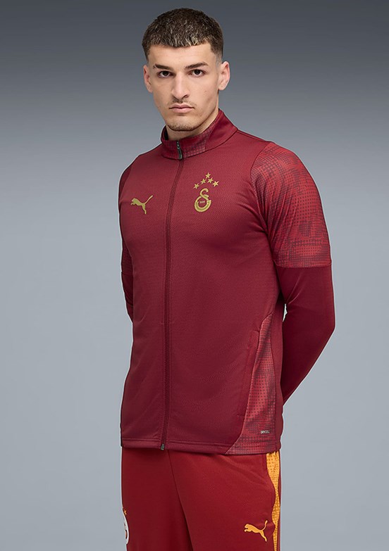 PUMA Gsk Training - 78289003 Erkek Kırmızı Baskılı Ceket