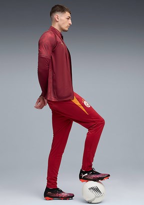 PUMA Gsk Training - 78289003 Erkek Kırmızı Baskılı Ceket