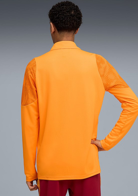 PUMA Gsk Training - 78289006 Erkek Koyu Turuncu Baskılı Ceket