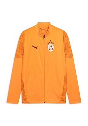 PUMA Gsk Training - 78289006 Erkek Koyu Turuncu Baskılı Ceket