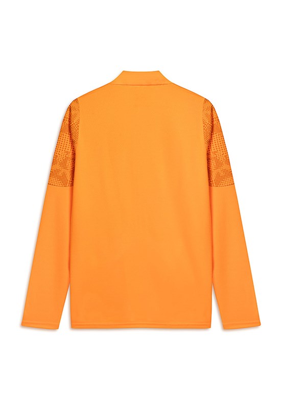PUMA Gsk Training - 78289006 Erkek Koyu Turuncu Baskılı Ceket
