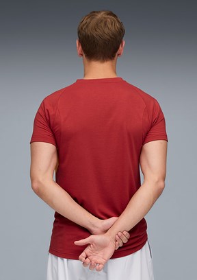 PUMA Gsk Evostripe - 78290601 Erkek Kırmızı Baskılı T-Shirt