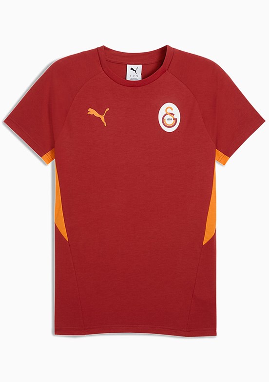PUMA Gsk Evostripe - 78290601 Erkek Kırmızı Baskılı T-Shirt