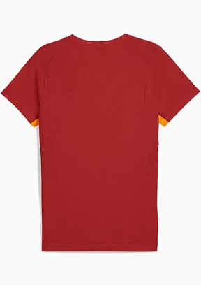 PUMA Gsk Evostripe - 78290601 Erkek Kırmızı Baskılı T-Shirt