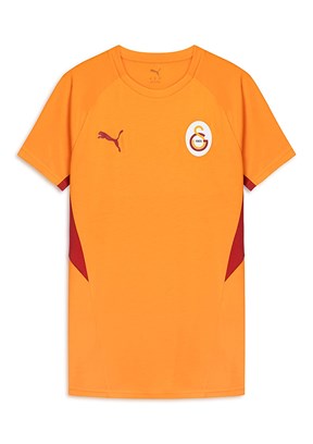 PUMA Gsk Evostripe - 78290606 Erkek Turuncu Baskılı T-Shirt