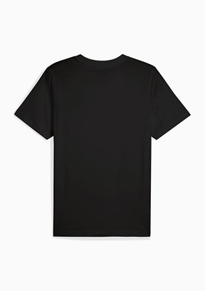 PUMA Siyah Erkek GSK FtblESS Baskılı T-Shirt