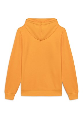 PUMA Gsk Ftblculture - 78291806 Erkek Turuncu Kapüşonlu Sweatshirt