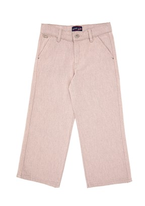 US POLO ASSN Pembe Kız Çocuk Rahat Kesim Jean Pantolon