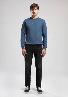 LEE COOPER Siyah Erkek Dar Kesim Jean Pantolon