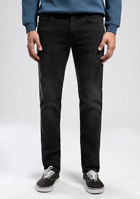 LEE COOPER Siyah Erkek Dar Kesim Jean Pantolon