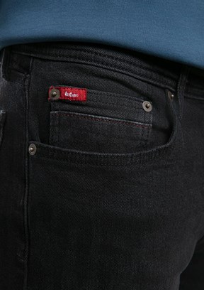 LEE COOPER Siyah Erkek Dar Kesim Jean Pantolon