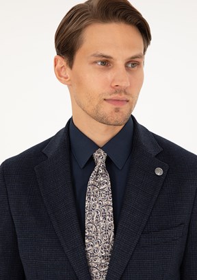 PİERRE CARDİN Lacivert Erkek Ultra Slim Ceket