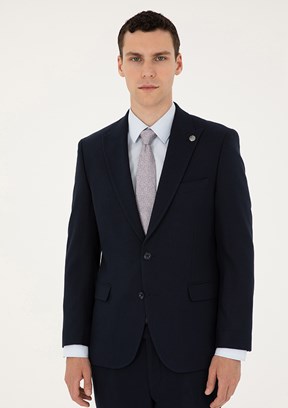 PİERRE CARDİN Lacivert Erkek Slim Takım Elbise